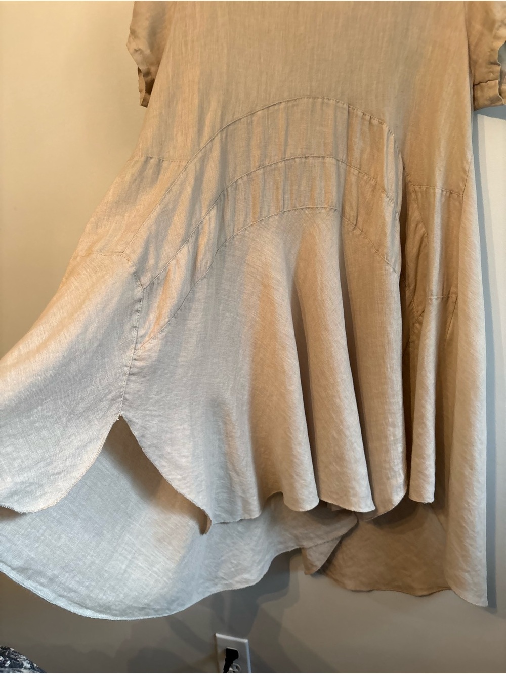 Marisa&Marie Linen dress 100% Italian Linen size large - Picture 4 of 14